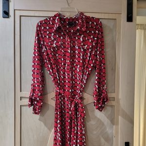 LG belted shirt dress by Rafaella.